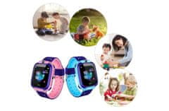 CoolCeny Detské chytré hodinky s kamerou a GPS lokátorom - Ružová