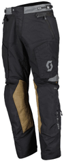 Scott nohavice DUALRAID DRYO černo-šedo-hnedo-béžové XL