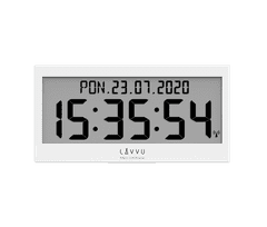 LAVVU Digitálne hodiny s češtinou LAVVU Modig riadené rádiovým signálom LCX0010 37cm