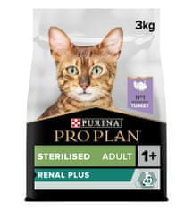 Purina Pro Plan CAT STERILISED RENAL PLUS morka 3 kg