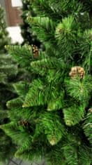 ROY Umelý vianočný stromček borovica klasická so šiškami 120 cm