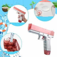 bHome Automatická vodná pištoľ Spray so zásobníkmi ružová