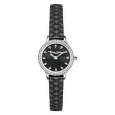 Thomas Sabo Dámske hodinky , WA0329-203-203-19 mm, Watches, stainless steel, mineral glass sapphire coating, nylon strap black, zirconia white