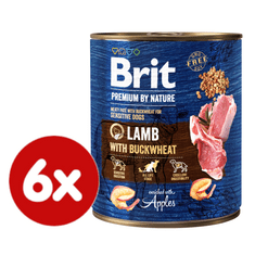Brit Premium by Nature Lamb with Buckwheat 6 x 800 g