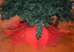 DUE ESSE Kryt stojana na vianočný stromček, červený, Ø 98 cm