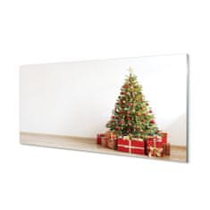 tulup.sk Obraz na akrylátovom skle Ozdoby na vianočný stromček darčeky 125x50 cm 4 Prívesky