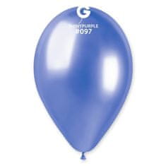 Gemar latexové balóniky - chrómové fialové - lesklé - 50 ks - 33 cm