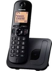 PANASONIC KX-TGC210FXB telefón bezdrôtový na pevnú linku 