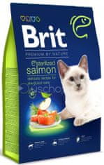 Brit by Nature Cat. Sterilized Salmon, 8 kg