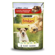 Friskies Dog adult hovädzie v šťave 20x100 g