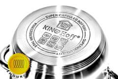 KINGHoff 10-dielna sada oceľových hrncov 2,1/2,1/2,9/3,9/6,6 l Kh-4449