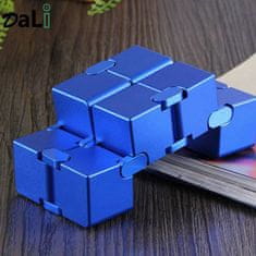 Dali Infinity Cube Antistresová kocka kovová - modrá