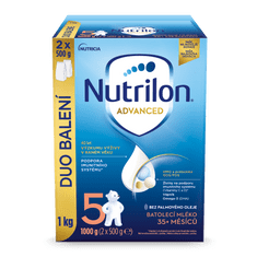 Nutrilon 5 Advanced batoľacie mlieko od uk. 35. mesiaca 2x 1000 g