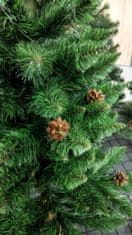 ROY Umelý vianočný stromček borovica klasická so šiškami De Lux 90 cm
