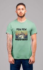 Superpotlac Pánske tričko Madafakas, Mätová XL
