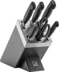 shumee Sada samoostřících nožů ZWILLING Four Star 35148-507-0 7 kusů šedá