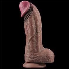 Lovetoy Lovetoy 11″ (28 cm) Dual Layered Cock (Brown), replika BBC dildo