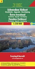 Freytag & Berndt AK 0669 Švédsko 3. JV-Stockholm Uppsala 1:25 000