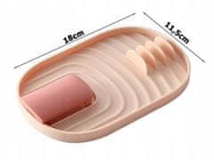 Verk  07144 Odkvapkávacia podložka na kuchynský riad ružová