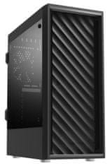 Zalman case miditower T7, bez zdroja, ATX, 1x USB 3.0, 2x USB 2.0, priehľadná bočnica, čierna