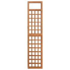 Petromila vidaXL 3-panelový paraván/mriežka masívne jedľové drevo 121x180,5 cm