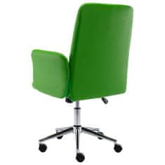 Vidaxl Kancelárska stolička umelá koža zelená