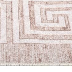 Petromila vidaXL Prateľný koberec 190x300 cm béžový protišmykový