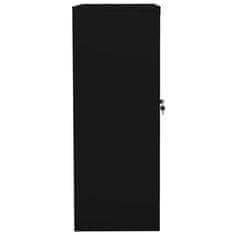 Petromila vidaXL Kancelárska skriňa čierna 90x40x105 cm oceľová
