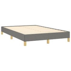 Petromila vidaXL Boxspring posteľ s matracom, tmavosivá 120x190 cm, látka