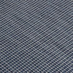 Petromila vidaXL Vonkajší koberec s plochým tkaním 200x280 cm modrý