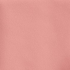 Vidaxl Sklápacie kancelárske kreslo ružové umelá koža