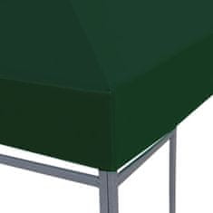 Petromila vidaXL Strieška na altánok 310 g/m² 4x3 m zelená