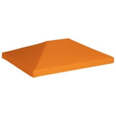 Petromila vidaXL Strieška na altánok 310 g/m² 4x3 m oranžová