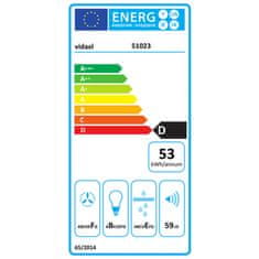 Petromila vidaXL Závesný ostrovný digestor s dotykovým senzorom LCD tvrdené sklo