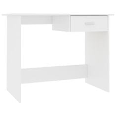 Petromila vidaXL Písací stôl, biely 100x50x76 cm, kompozitné drevo