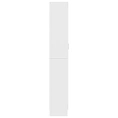 Petromila vidaXL Vitrína, biela 82,5x30,5x185,5 cm, kompozitné drevo