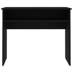 Petromila vidaXL Písací stôl, čierny 90x50x74 cm, kompozitné drevo