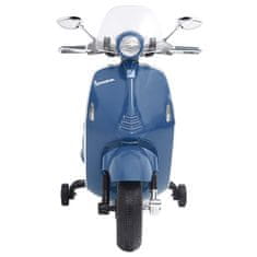 Vidaxl Detská elektrická motorka Vespa GTS300, modrá