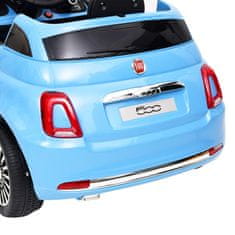 Vidaxl Detské elektrické autíčko Fiat 500 modré