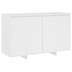 Vidaxl Komoda biela 120x41x75 cm drevotrieska