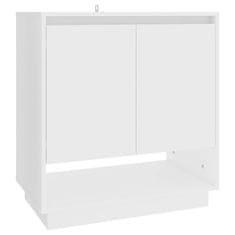 Vidaxl Komoda biela 70x41x75 cm drevotrieska