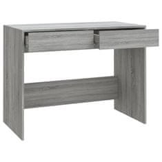 Petromila vidaXL Stôl sivý dub sonoma 101x50x76,5 cm drevotrieska