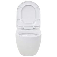 Petromila vidaXL Závesné WC, keramické, biele 