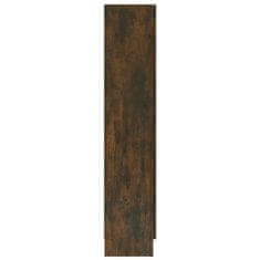 Petromila vidaXL Vitrína dymový dub 82,5x30,5x150 cm spracované drevo