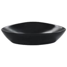 Petromila vidaXL Umývadlo 58,5x39x14 cm, keramika, čierne