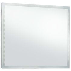 Petromila vidaXL Kúpeľňové nástenné zrkadlo s LED osvetlením 80x60 cm