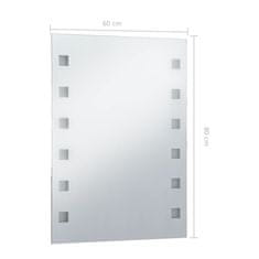 Vidaxl Kúpeľňové LED nástenné zrkadlo 60x80 cm