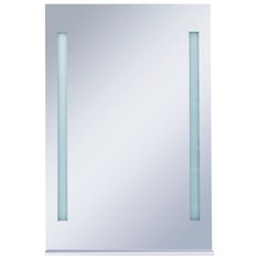 Vidaxl Kúpeľňové LED nástenné zrkadlo s poličkou 60x80 cm