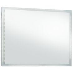 Vidaxl Kúpeľňové LED nástenné zrkadlo 100x60 cm