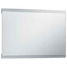 Vidaxl Kúpeľňové LED nástenné zrkadlo s dotykovým snímačom 100x60 cm